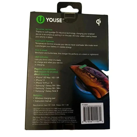 U Youse Wireless Charging Pad‎ (iPhone XS Max, XS, XR And X) - Picture 2 of 2